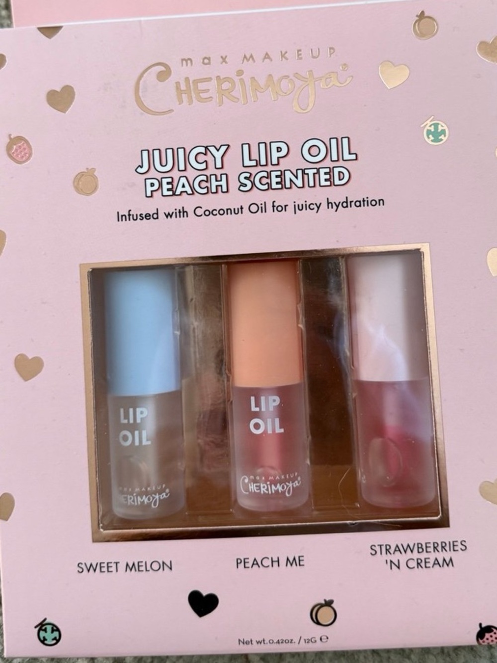 Juicy Lip Oil Trio - Peach Me, Sweet Melon, Strawberries 'N Cream